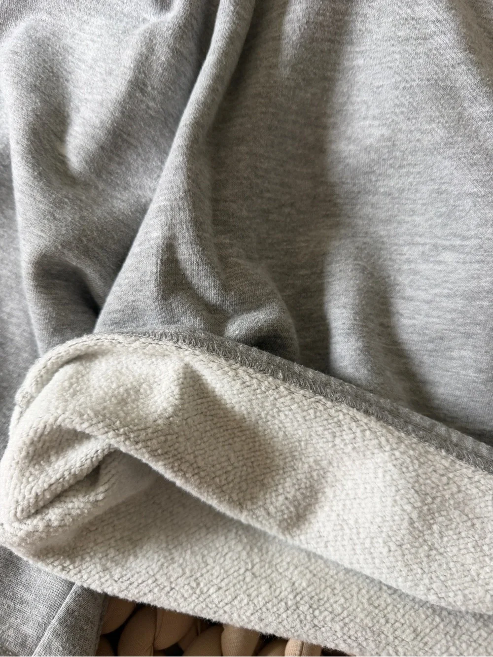 ALO Yoga Light Heather Gray High-Waist Knit Shorts